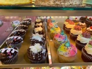 Cupcakes in the case